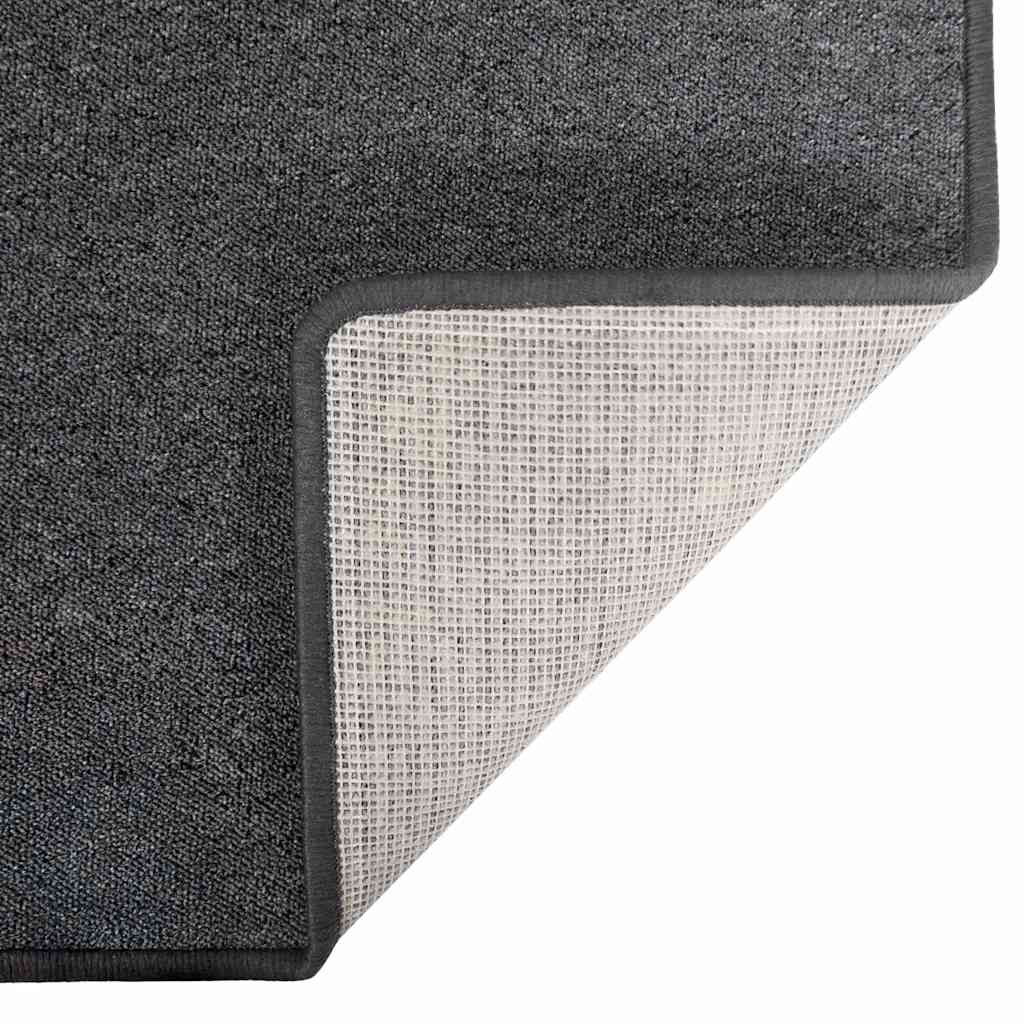 Szőnyeg futó Sötétszürke 100 x 250 cm 100% Polipropilén