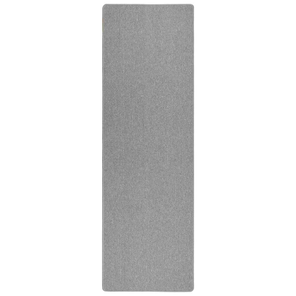 Szőnyeg futó Világosszürke 100 x 250 cm 100% Polipropilén