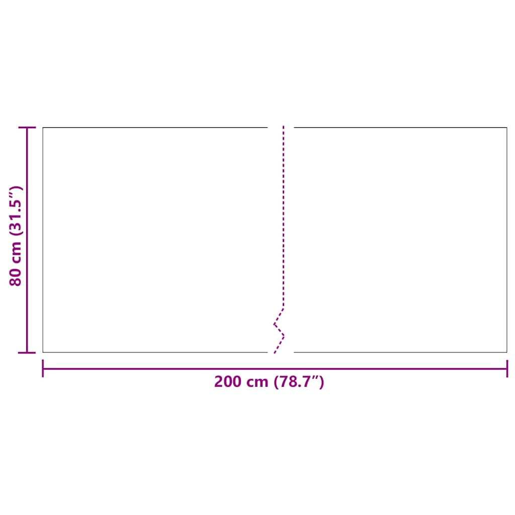 Szőnyeg futó Antracit 80 x 200 cm szövet
