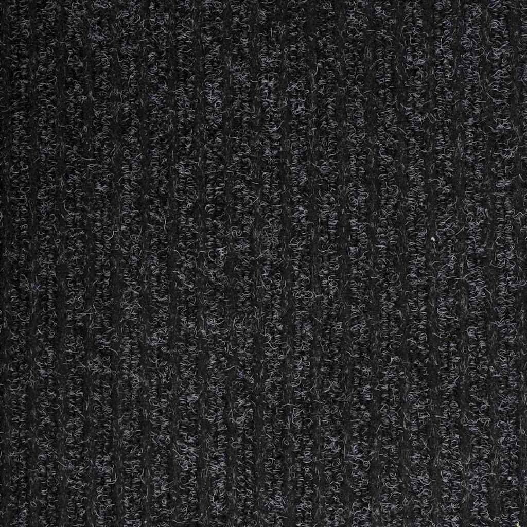 Szőnyeg futó Antracit 80 x 250 cm szövet
