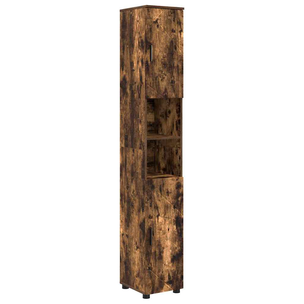 Fürdőszoba bútor szett 5 db Füstölt tölgy 61 x 35 x 64 cm