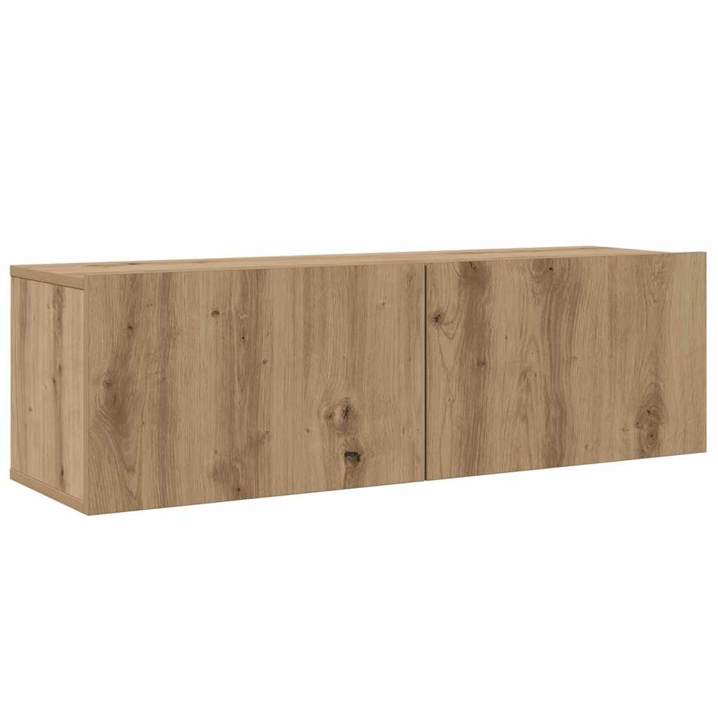 TV szekrény garnitúra 8 pcs Artisan tölgy Szerelt Fa