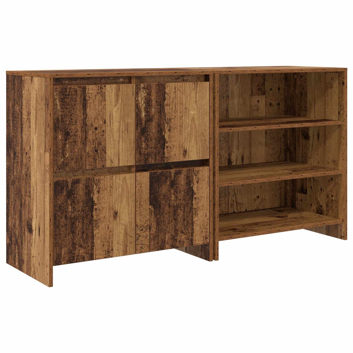 Széf 2 db Öreg fa 70 x 41 x 75 cm Szerelt Fa