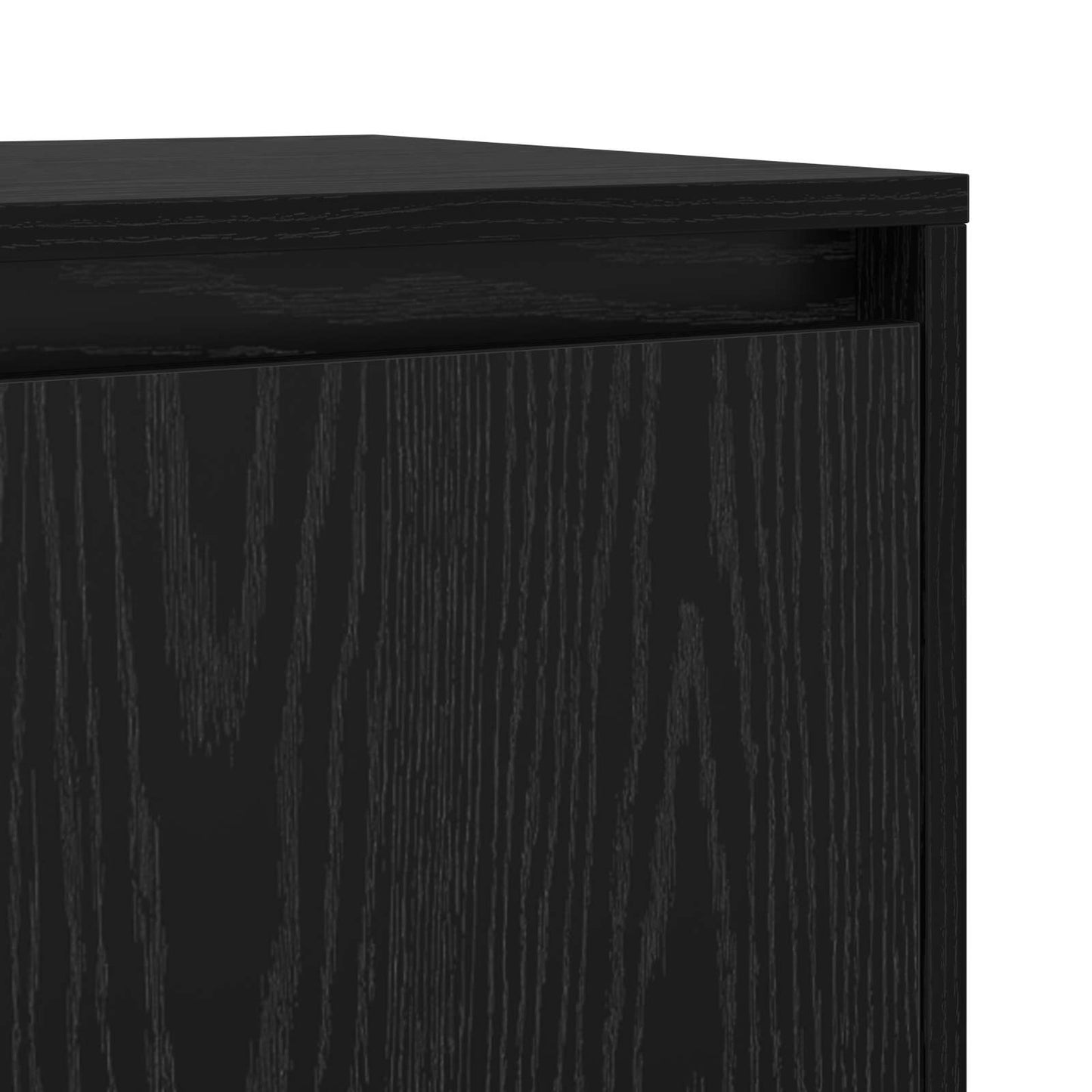 Széf 2 db Fekete tölgy 70 x 41 x 75 cm Szerelt Fa