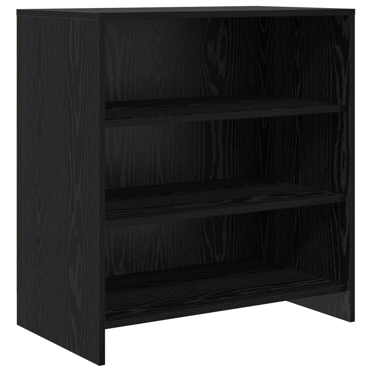 Széf 2 db Fekete tölgy 70 x 41 x 75 cm Szerelt Fa