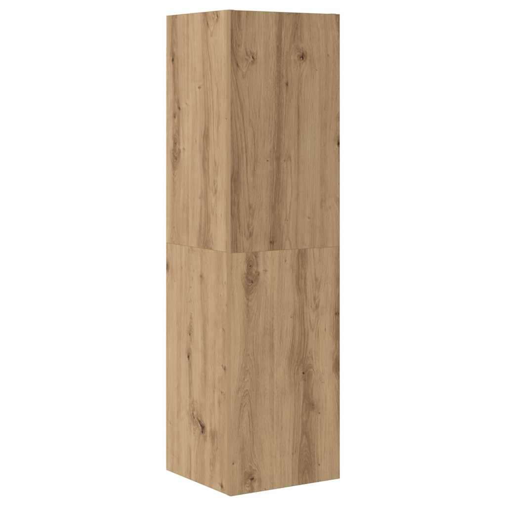 TV szekrény garnitúra 4 pcs Artisan tölgy Szerelt Fa