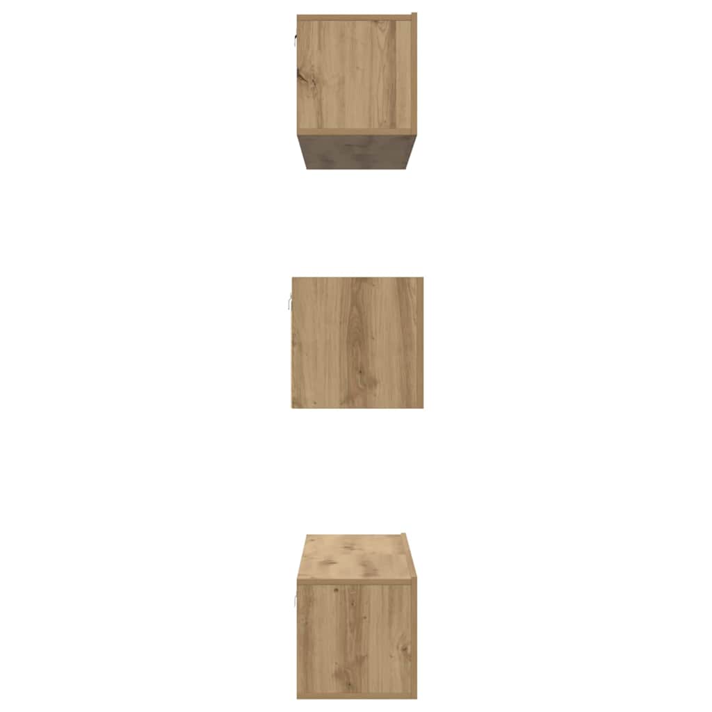 TV szekrény garnitúra 6 pcs Artisan tölgy Faanyag