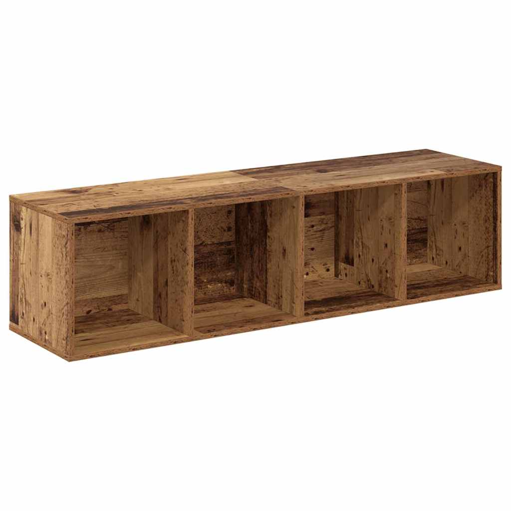 TV szekrény garnitúra 4 pcs Barna 37 x 37 x 142,5 cm Faanyag