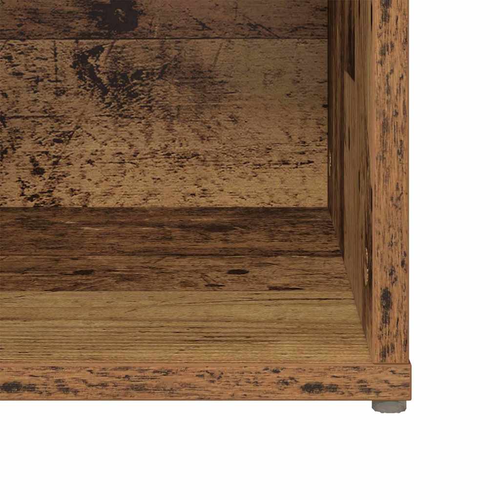 TV szekrény garnitúra 2 pcs Öreg fa 107 x 35 x 37 cm Faanyag