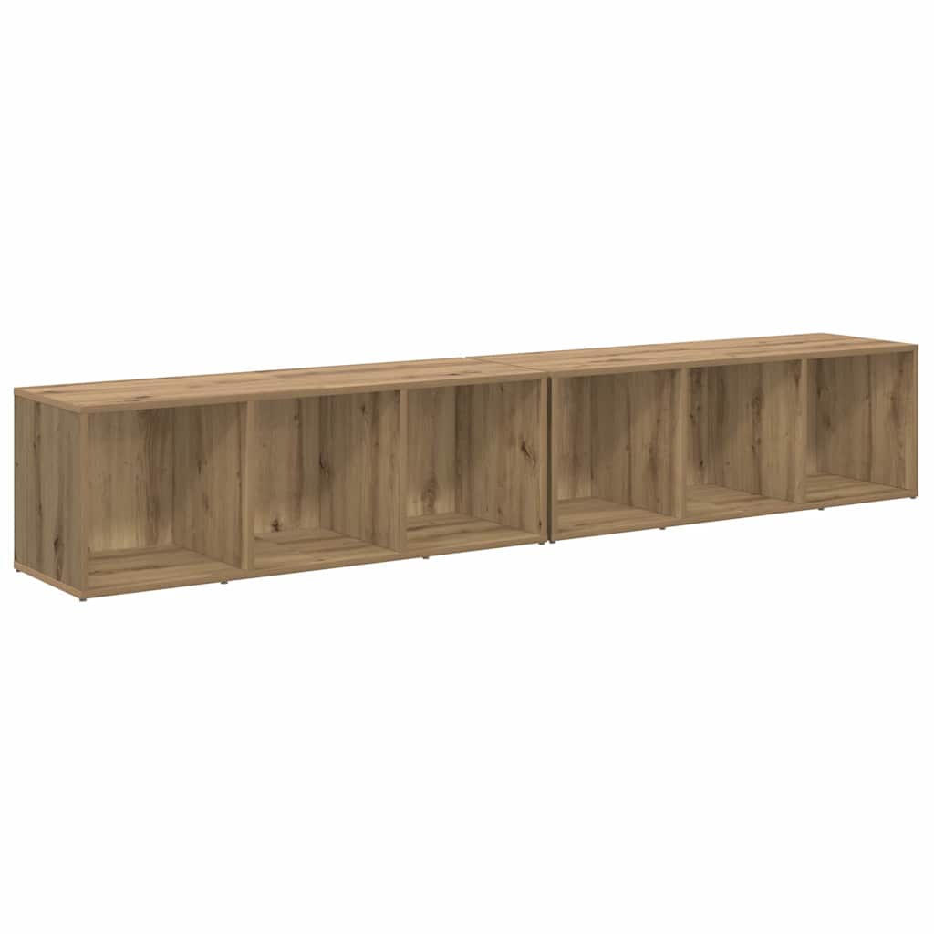 TV szekrény garnitúra 2 db Artisan tölgy Szerelt Fa