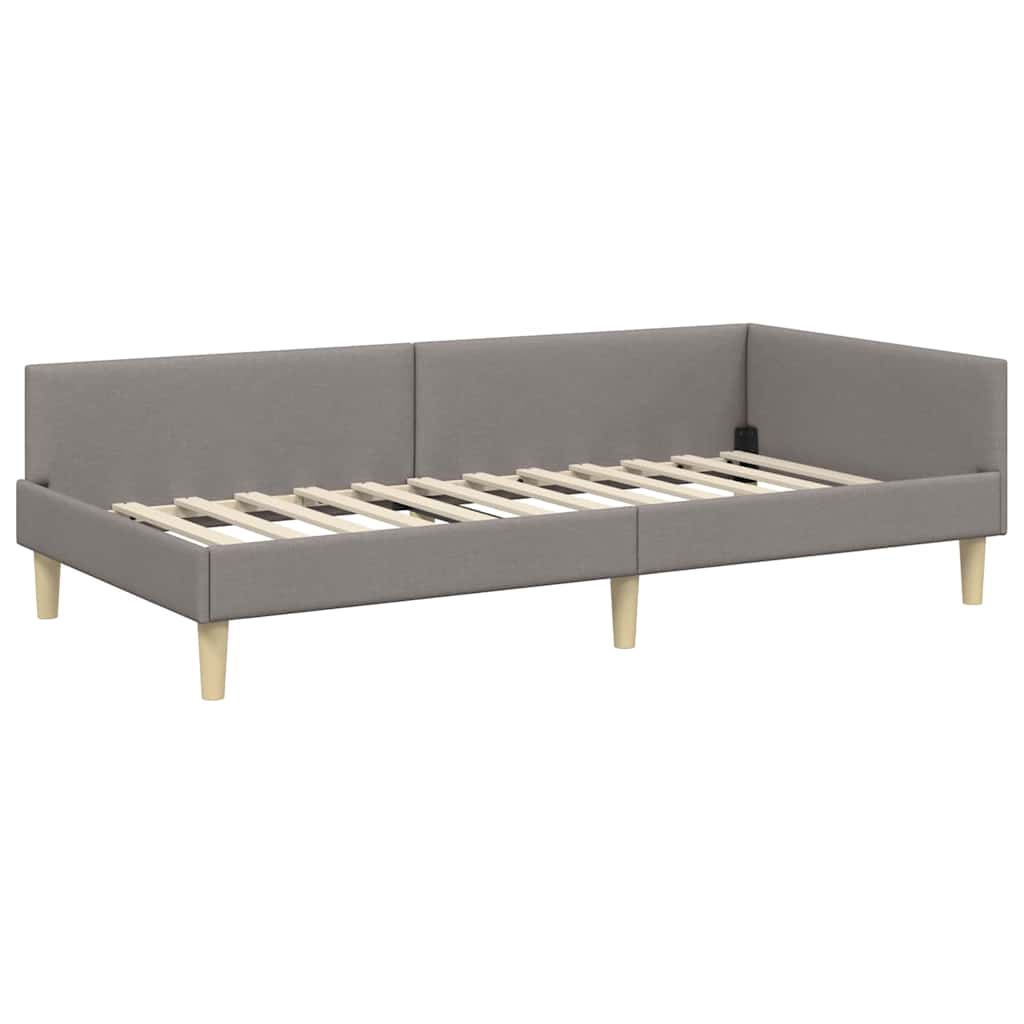 Sarokágy keret Tópszínű 100 x 200 cm szövet