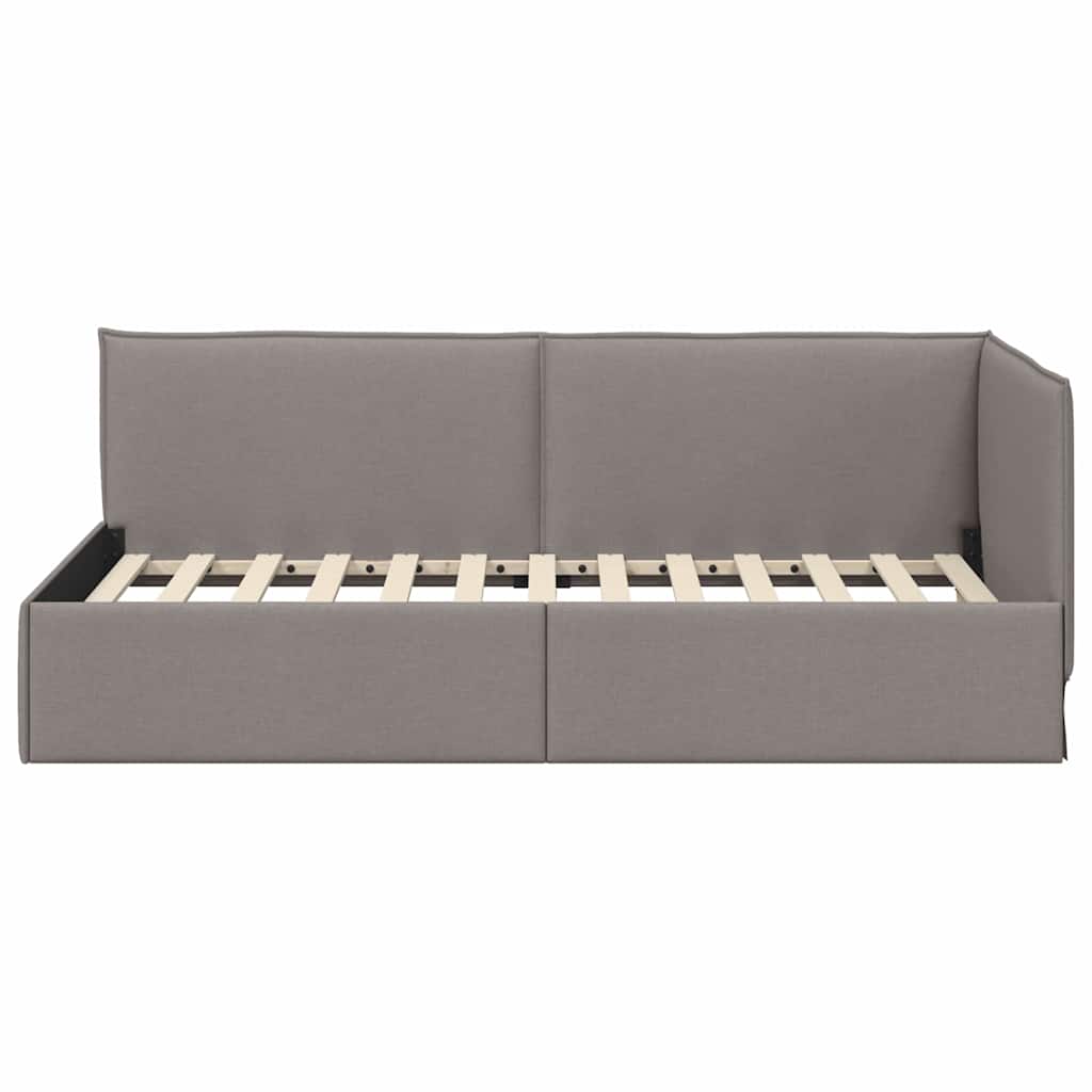 Sarokágy keret Tópszínű 100 x 200 cm szövet
