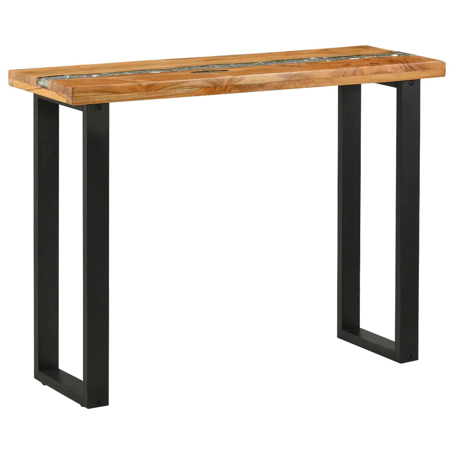 Konzolasztal Barna 100 x 35 x 75 cm Tömör Teakfa