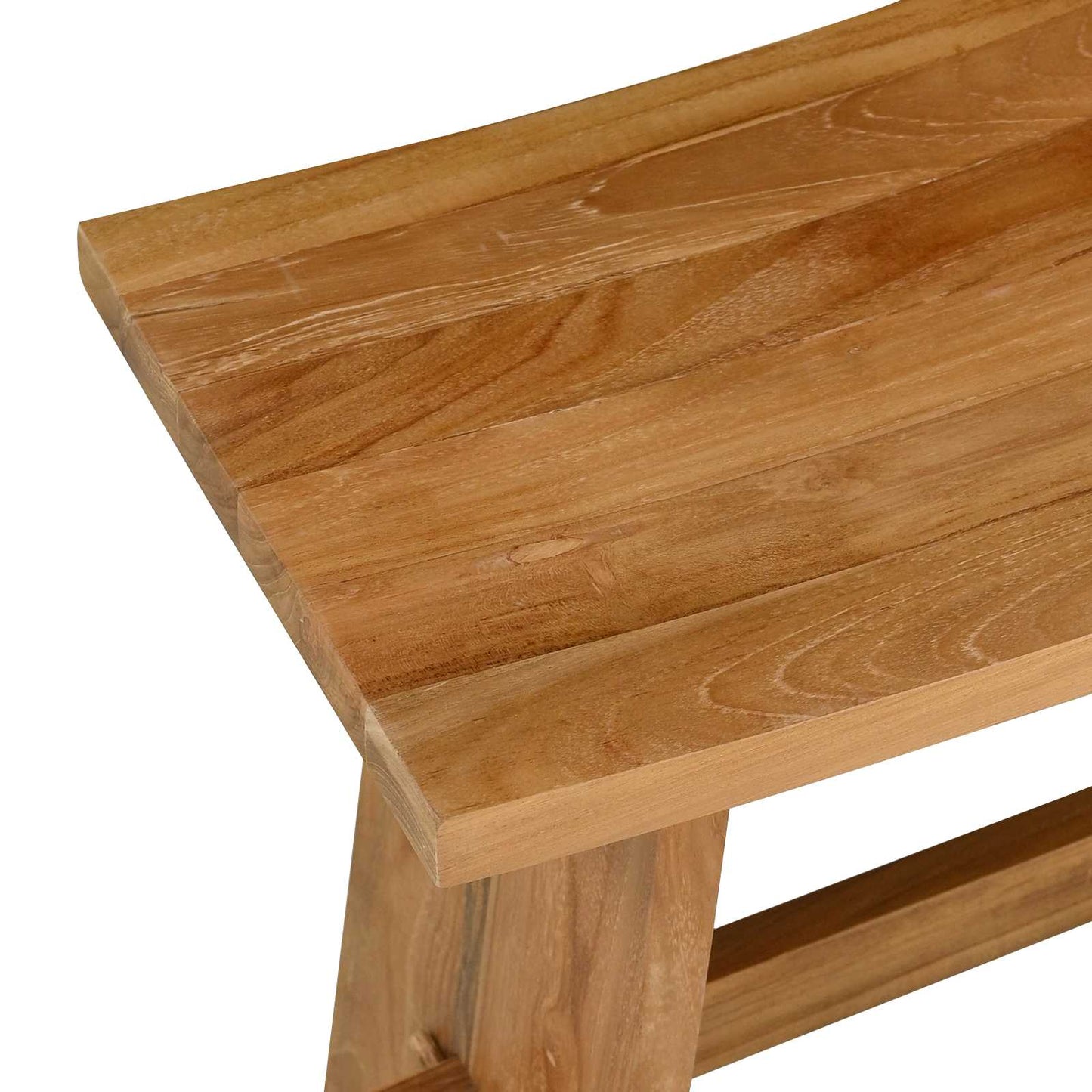 Fürdőszobai szék Barna 50 x 29,5 x 50,5 cm Tömör Teakfa
