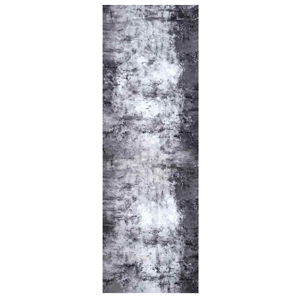 Konyhai szőnyeg Szürke 180 x 60 cm Bársony