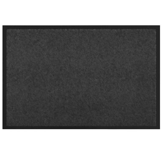 Ajtószőnyeg Antracit 60 x 40 x 1.2 cm Mackófleece