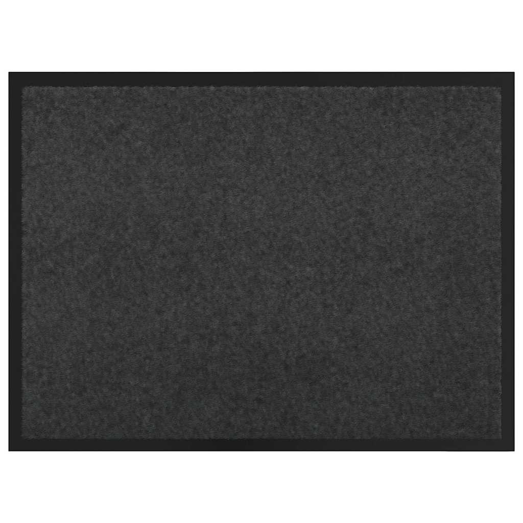 Ajtószőnyeg Antracit 60 x 40 x 1.2 cm Mackófleece
