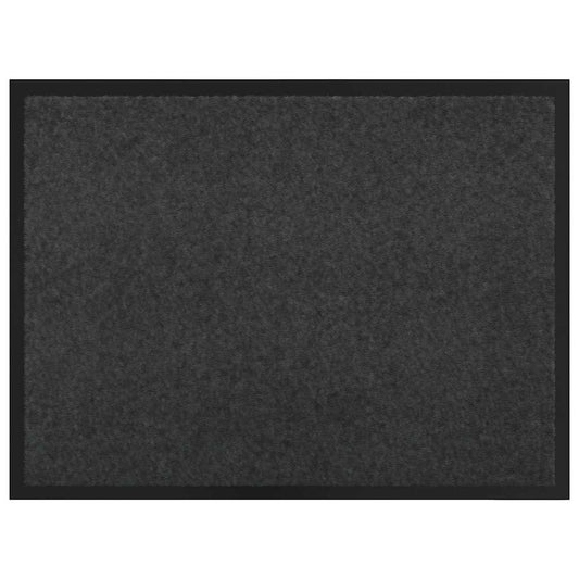 Ajtószőnyeg Antracit 60 x 40 x 1.2 cm Mackófleece
