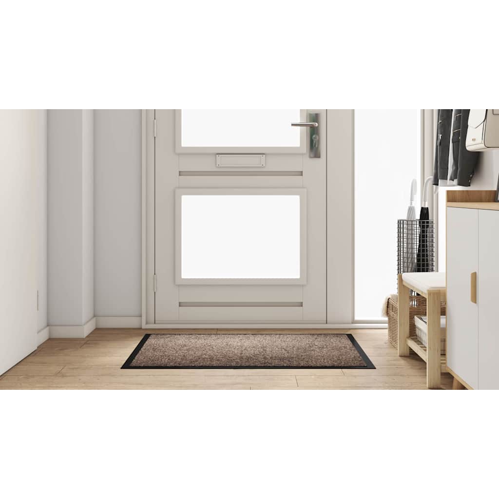 Ajtószőnyeg Bézs 60 x 40 x 1.2 cm Mackófleece