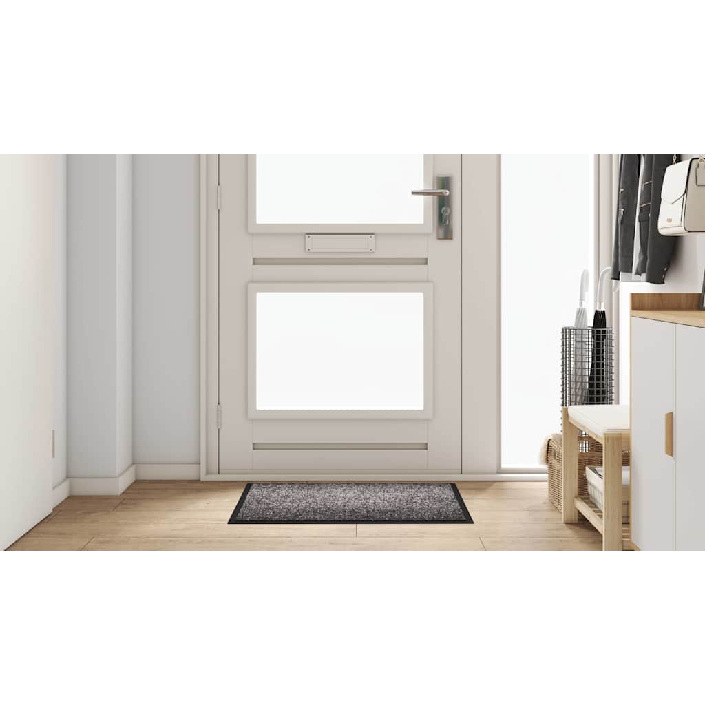 Ajtószőnyeg Világosszürke 60 x 40 x 1.2 cm Mackófleece