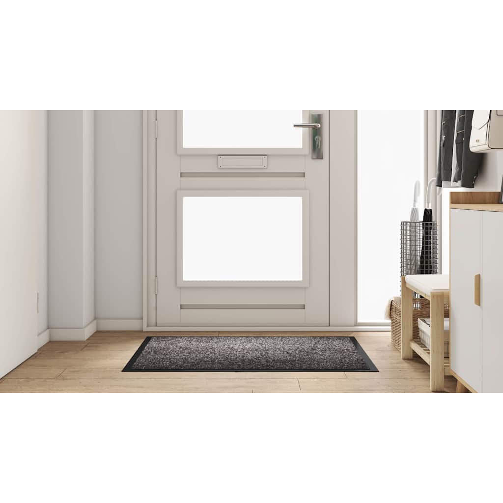 Ajtószőnyeg Világosszürke 60 x 40 x 1.2 cm Mackófleece