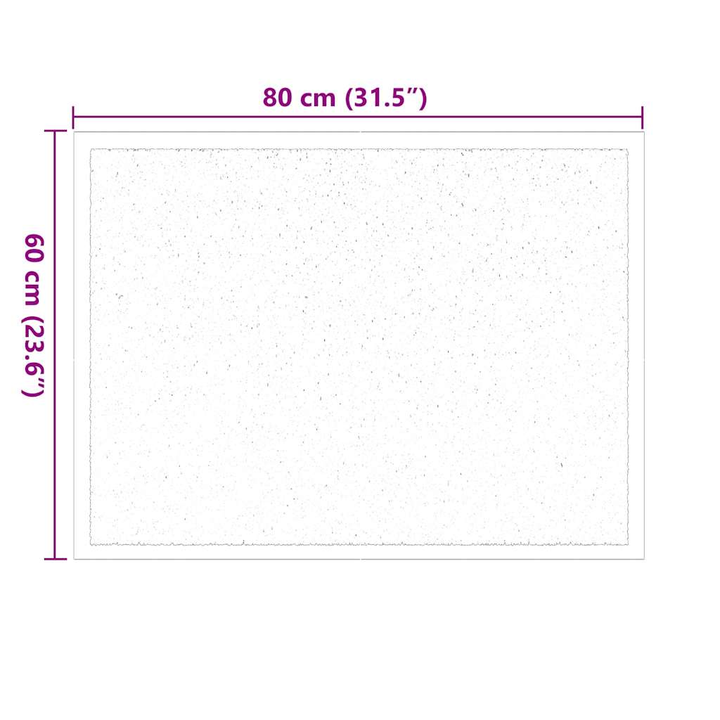 Ajtószőnyeg Bordó 60 x 40 x 1.2 cm Mackófleece