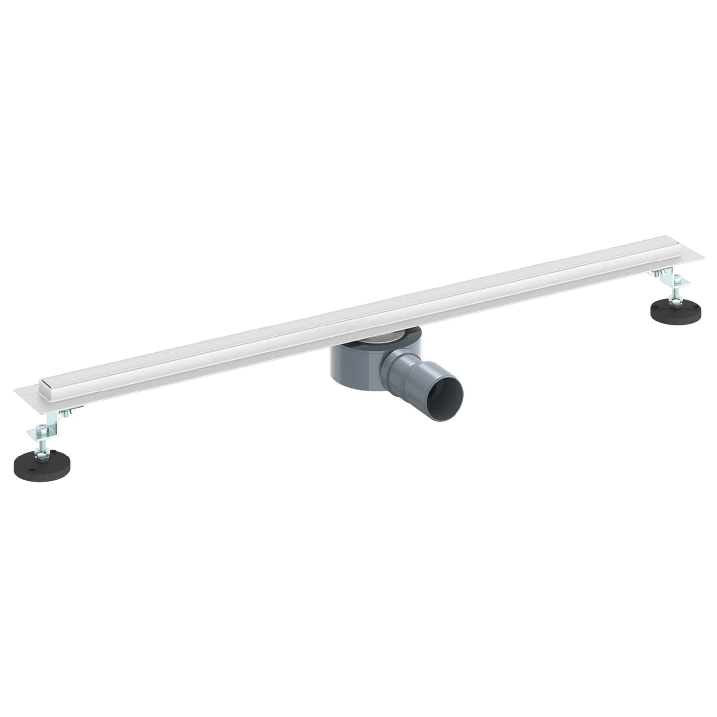 360° zuhany lefolyó vékony modellel Ezüst 80 cm