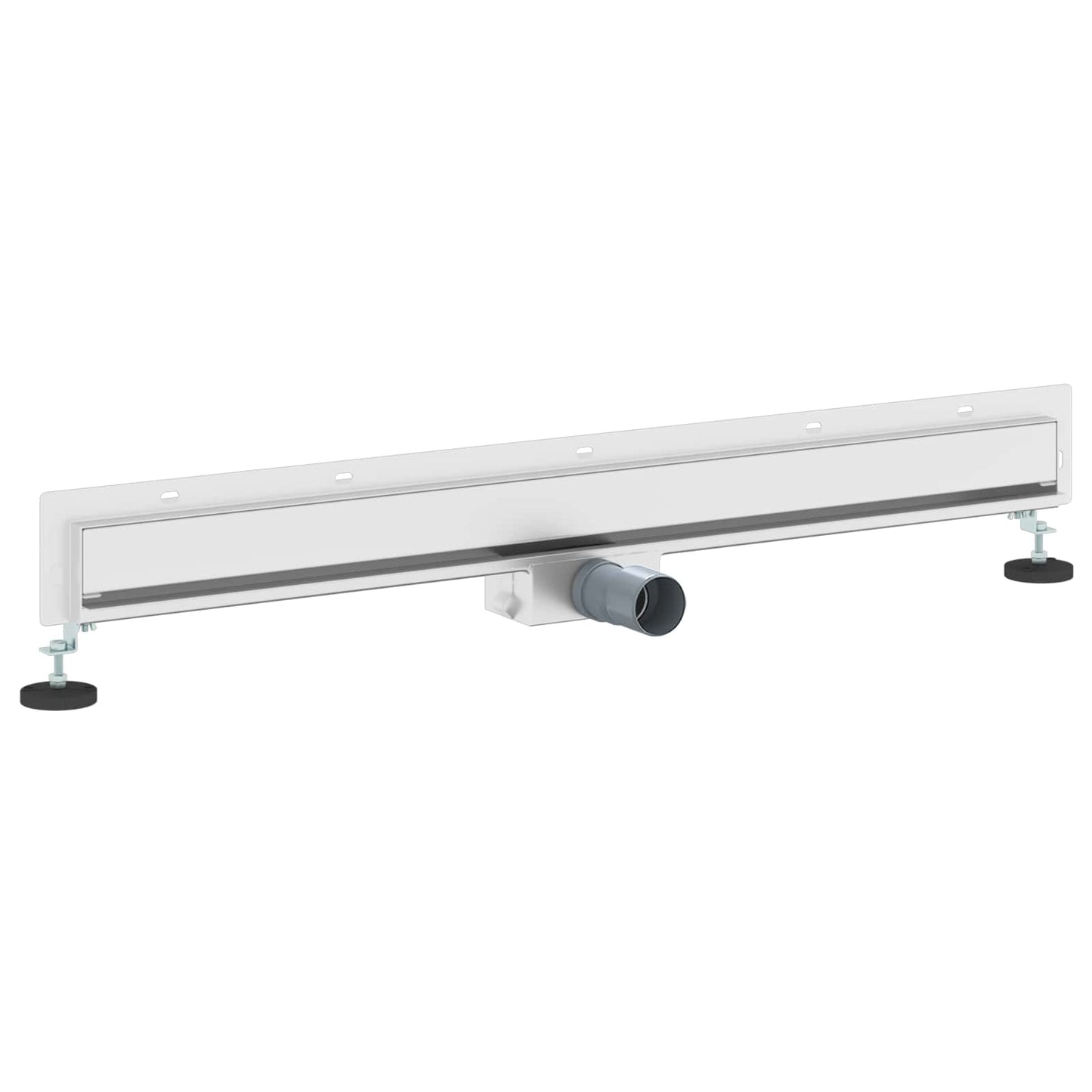 Falon rögzített zuhanylefolyó Ezüst 90 cm Rozsdamentes acél 304