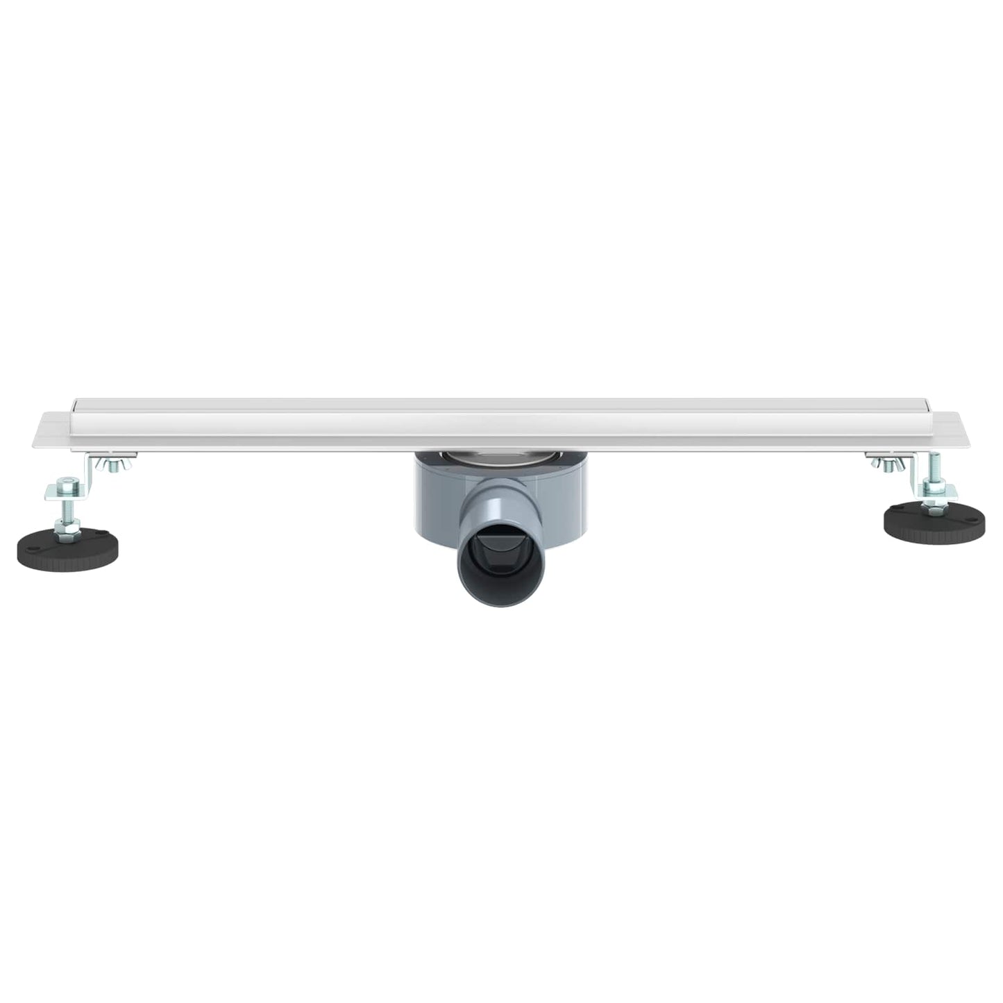 360° zuhany lefolyó vékony modellel Ezüst 50 cm