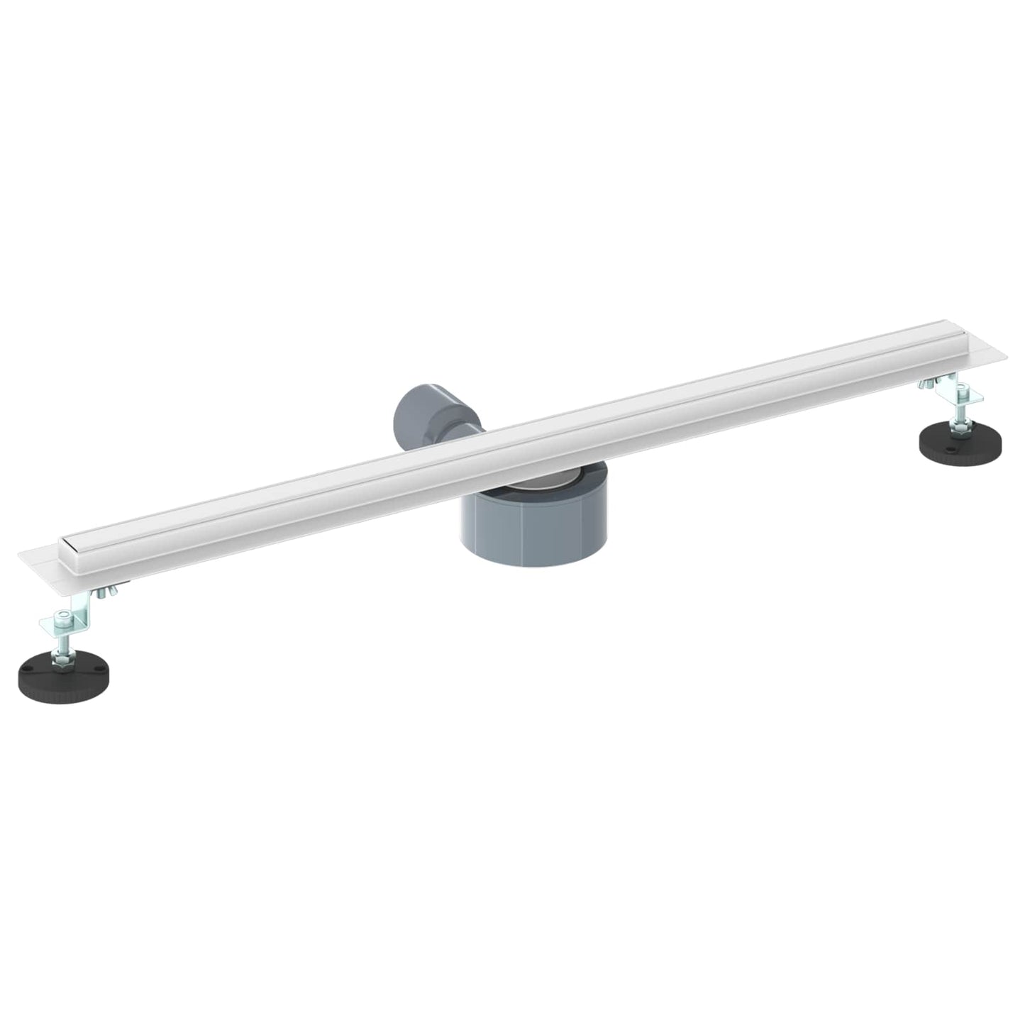 360° zuhany lefolyó vékony modellel Ezüst 70 cm