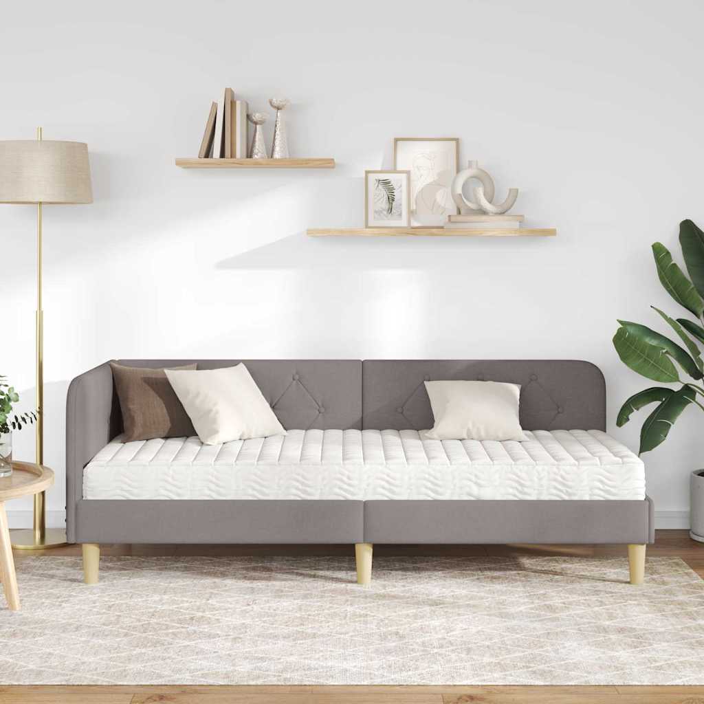 Sarokágy keret Tópszínű 80 x 200 cm szövet