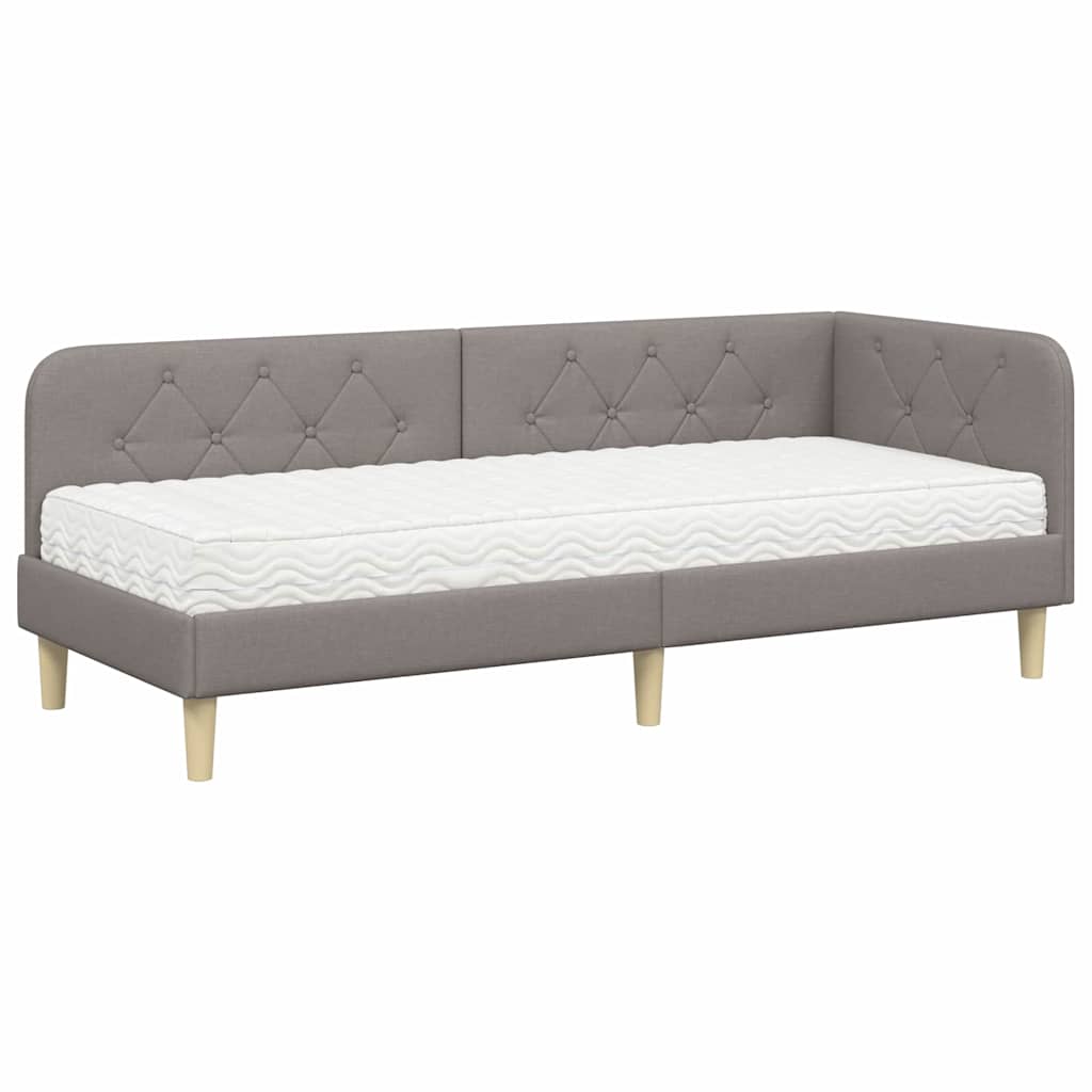 Sarokágy keret Tópszínű 80 x 200 cm szövet
