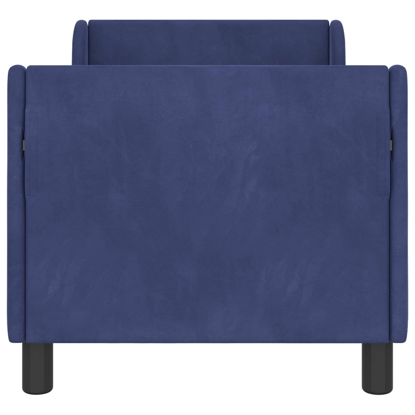 Gyerekágy keret fejtámlával Rendőrségi kék 70 x 140 cm Bársony