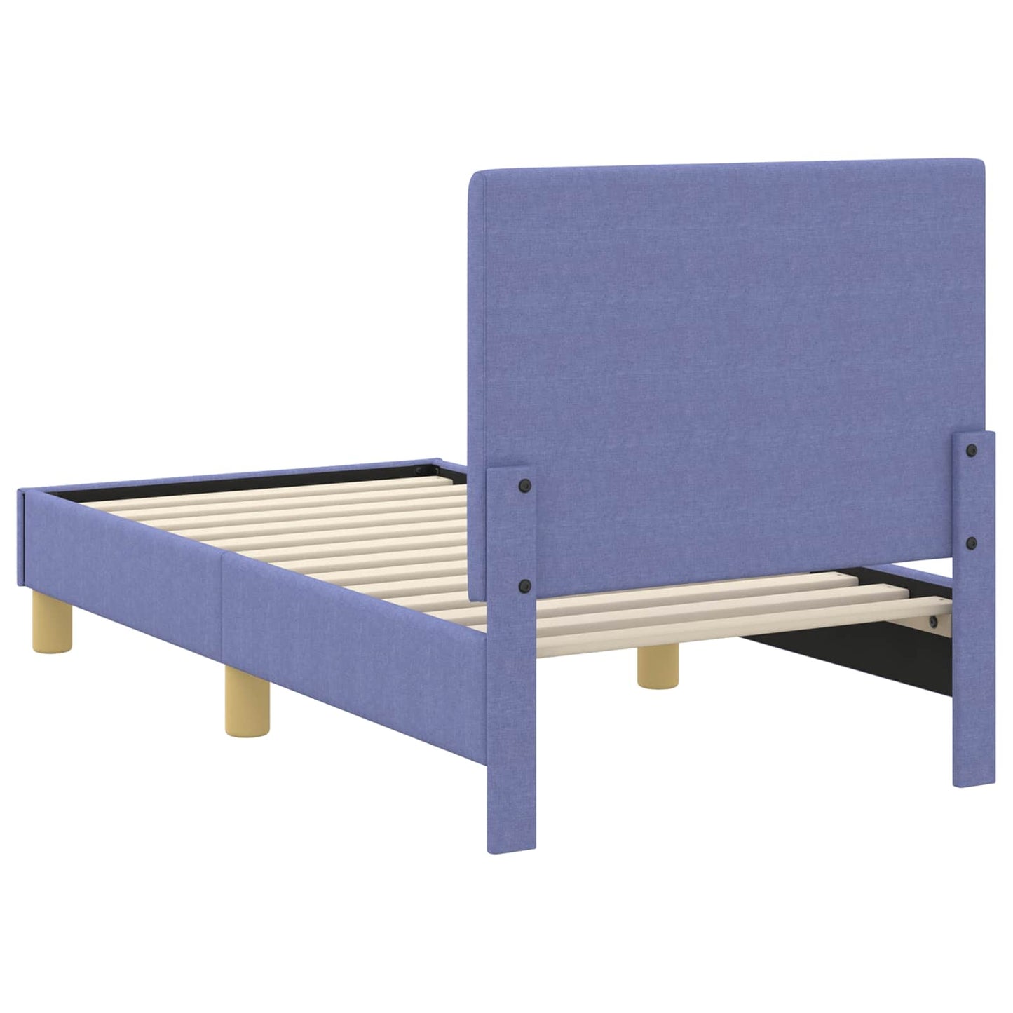 Gyerekágy keret fejtámlával Farmerkék 70 x 140 cm szövet