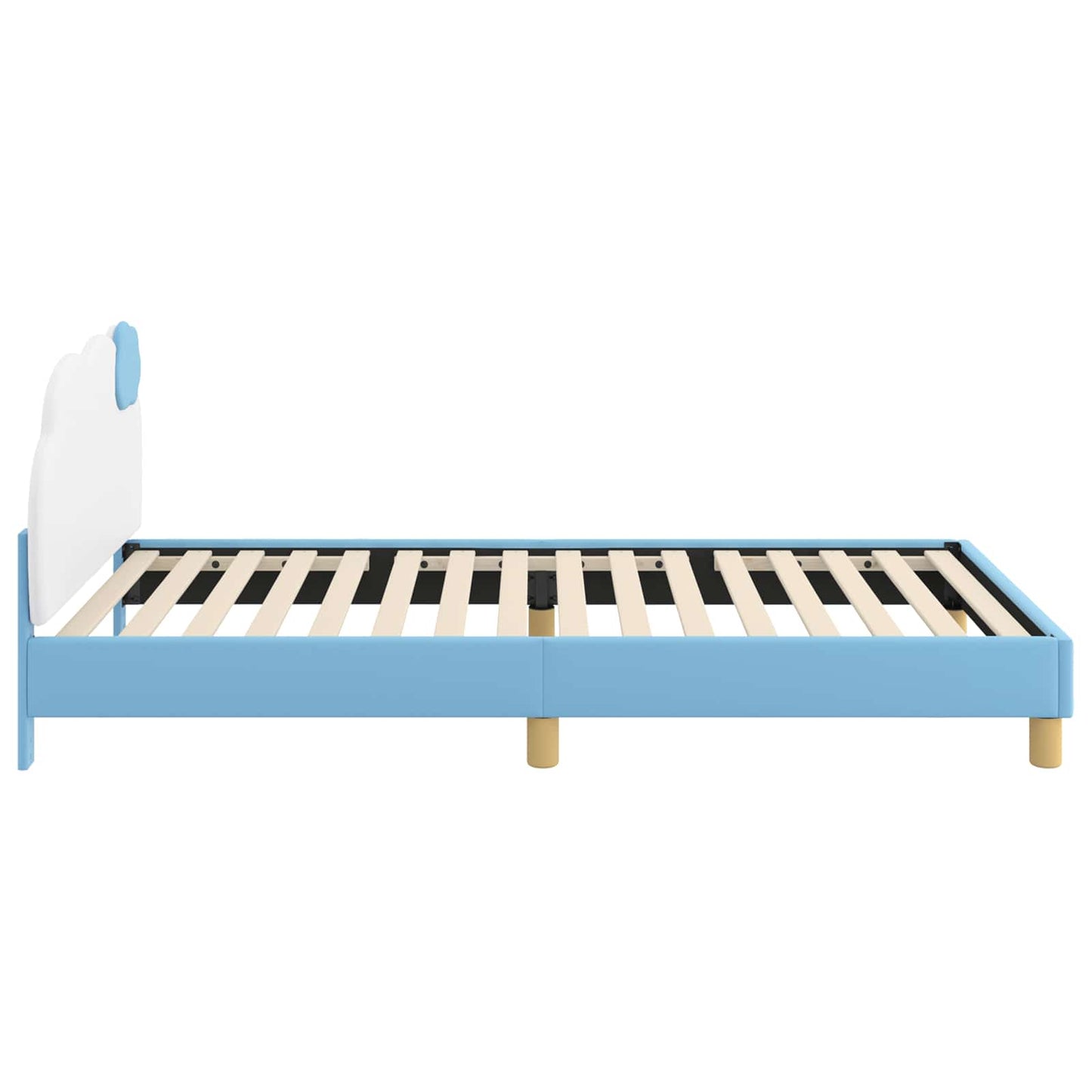 Gyerekágy kerettel Kék 90 x 190 cm PU