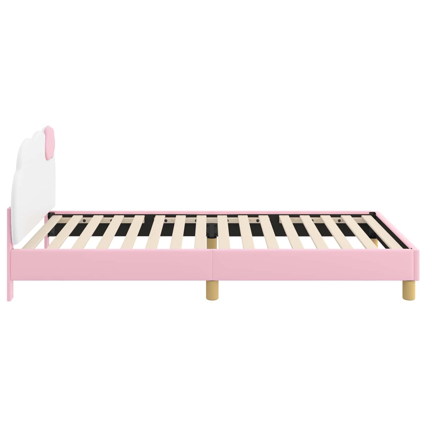Gyerekágy kerettel Rózsaszín 90 x 200 cm PU