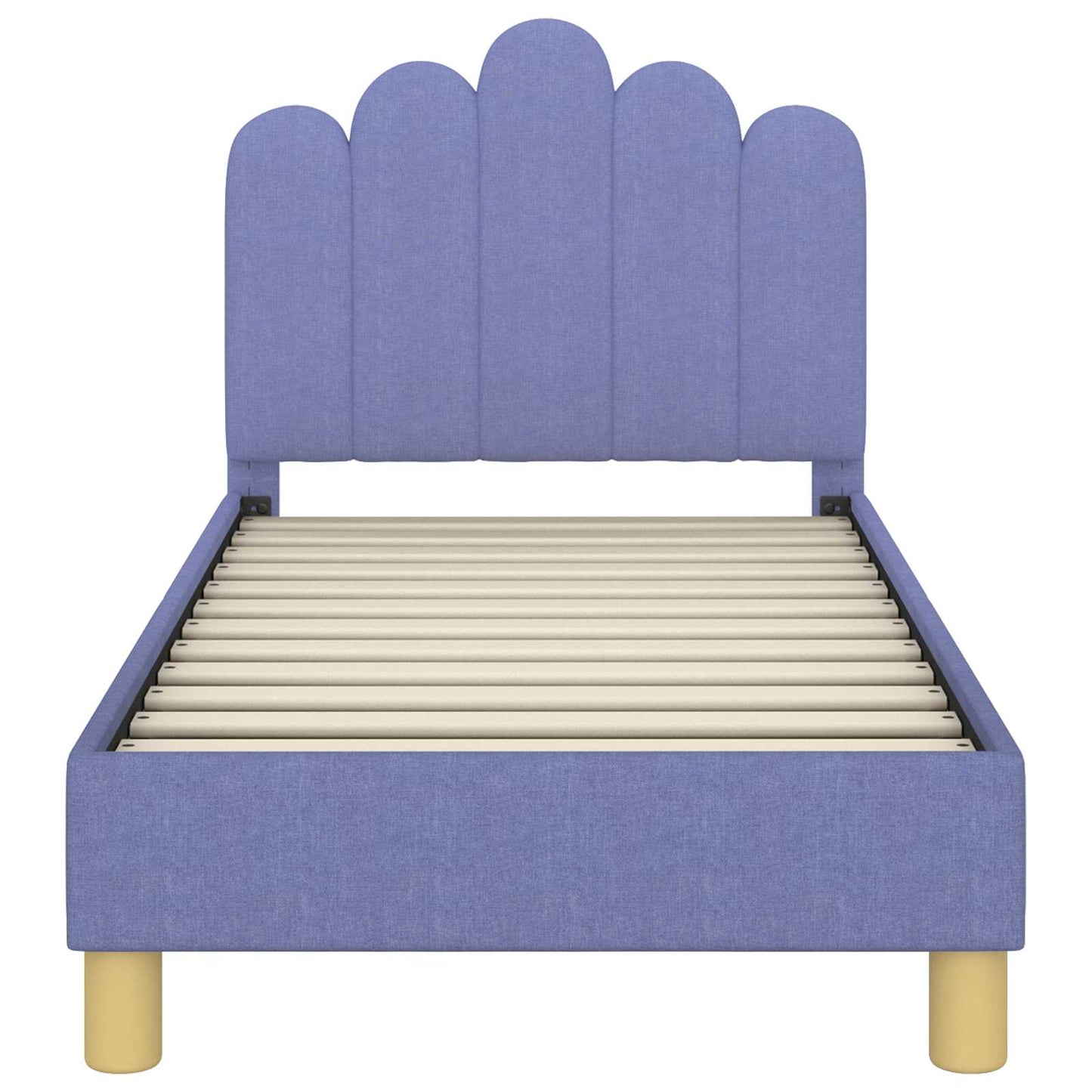 Gyerekágy keret fejtámlával Farmerkék 70 x 140 cm Szövet