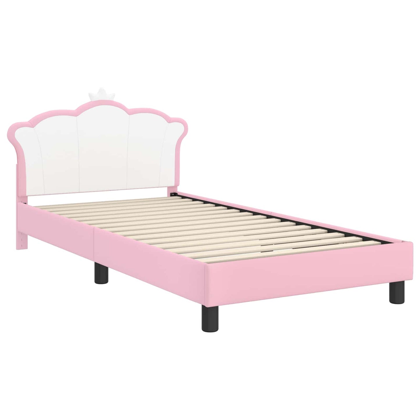 Gyerekágy kerettel Rózsaszín 90 x 200 cm PU