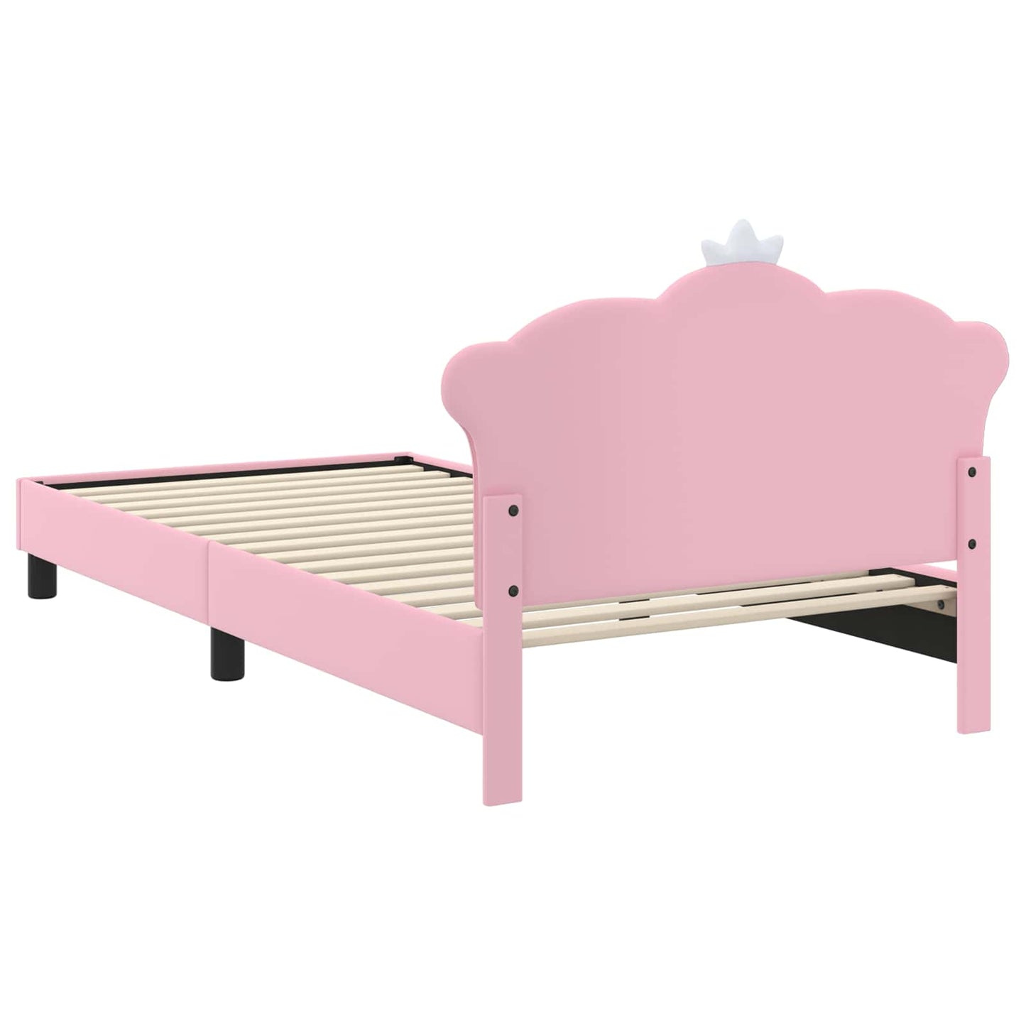 Gyerekágy kerettel Rózsaszín 90 x 200 cm PU