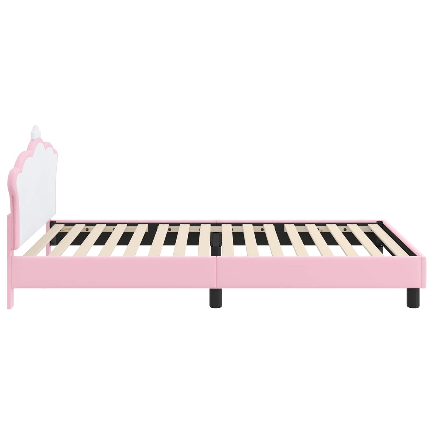Gyerekágy kerettel Rózsaszín 90 x 200 cm PU