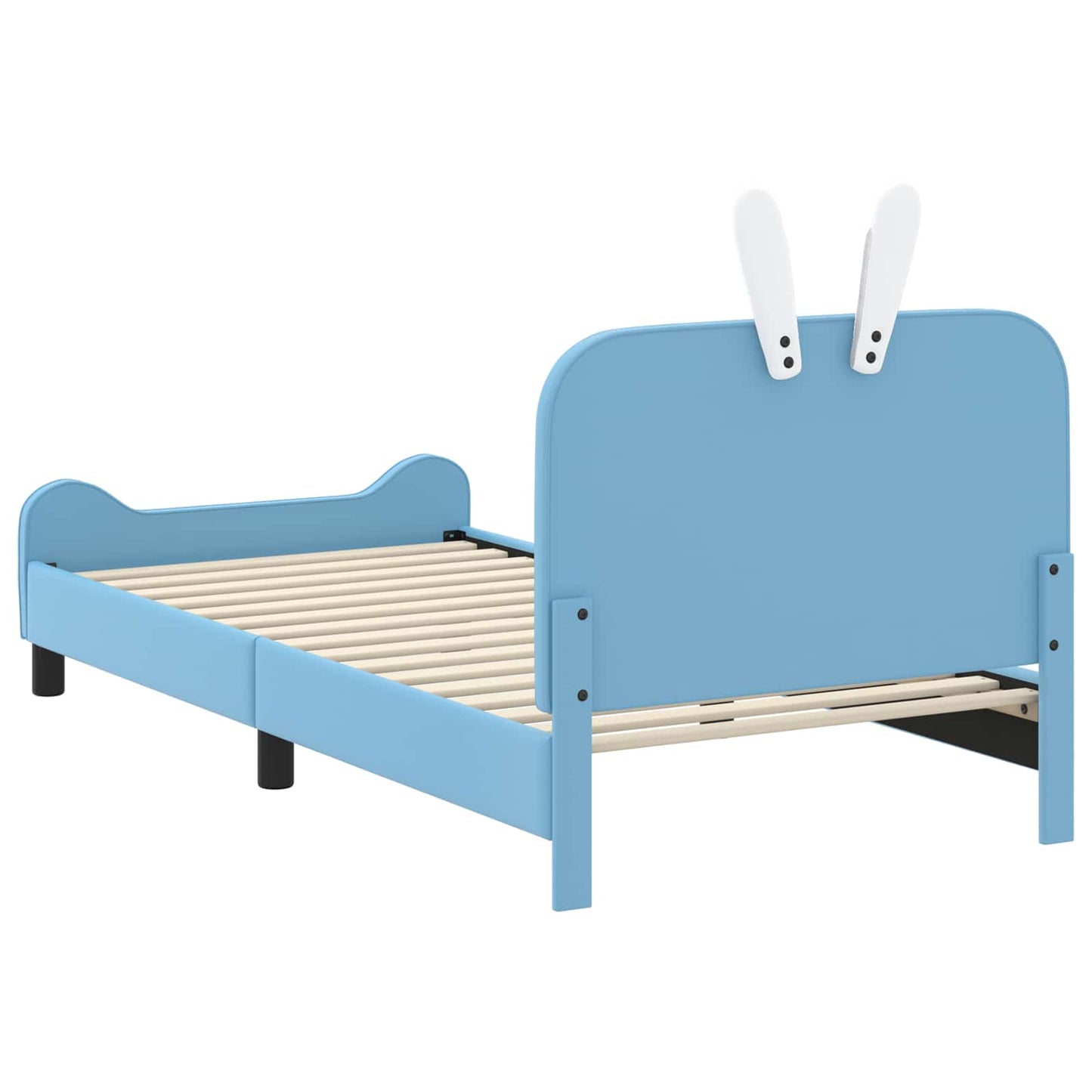 Gyerekágy kerettel Kék 80 x 200 cm PU