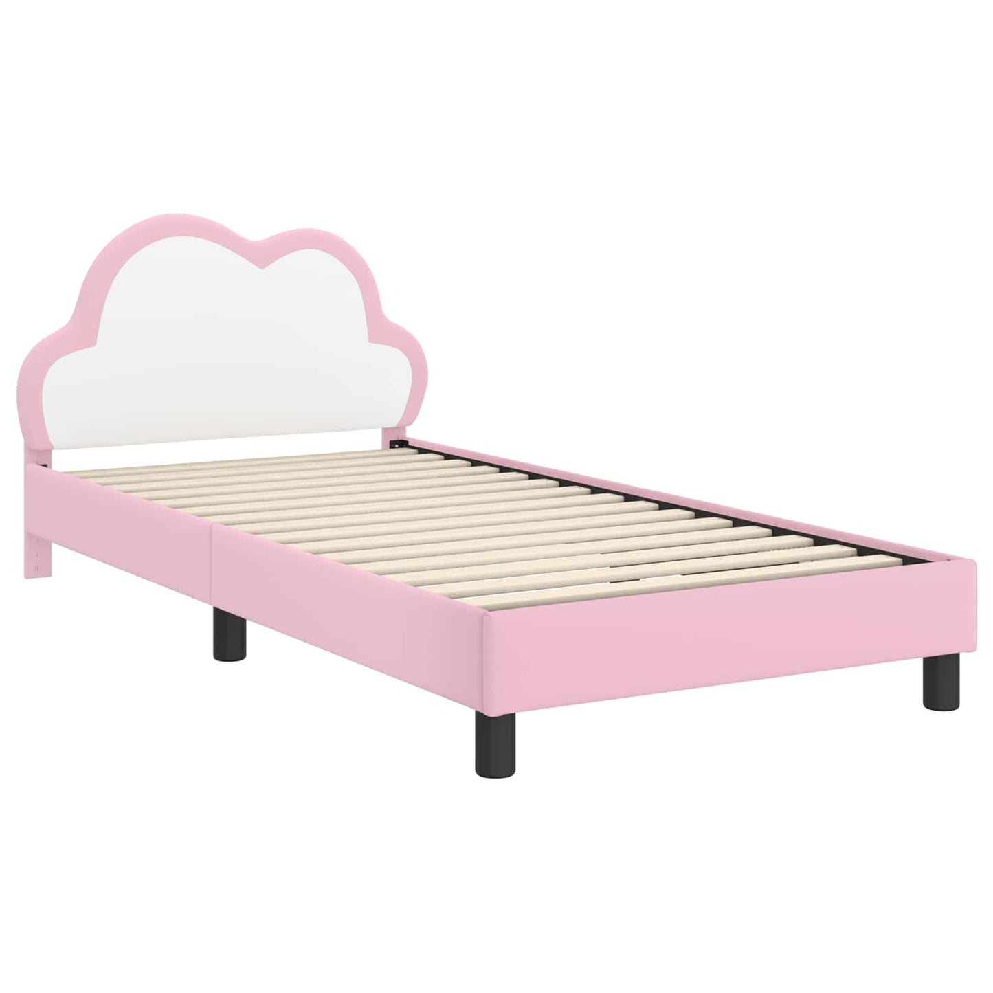 Gyerekágy kerettel Rózsaszín 80 x 200 cm PU