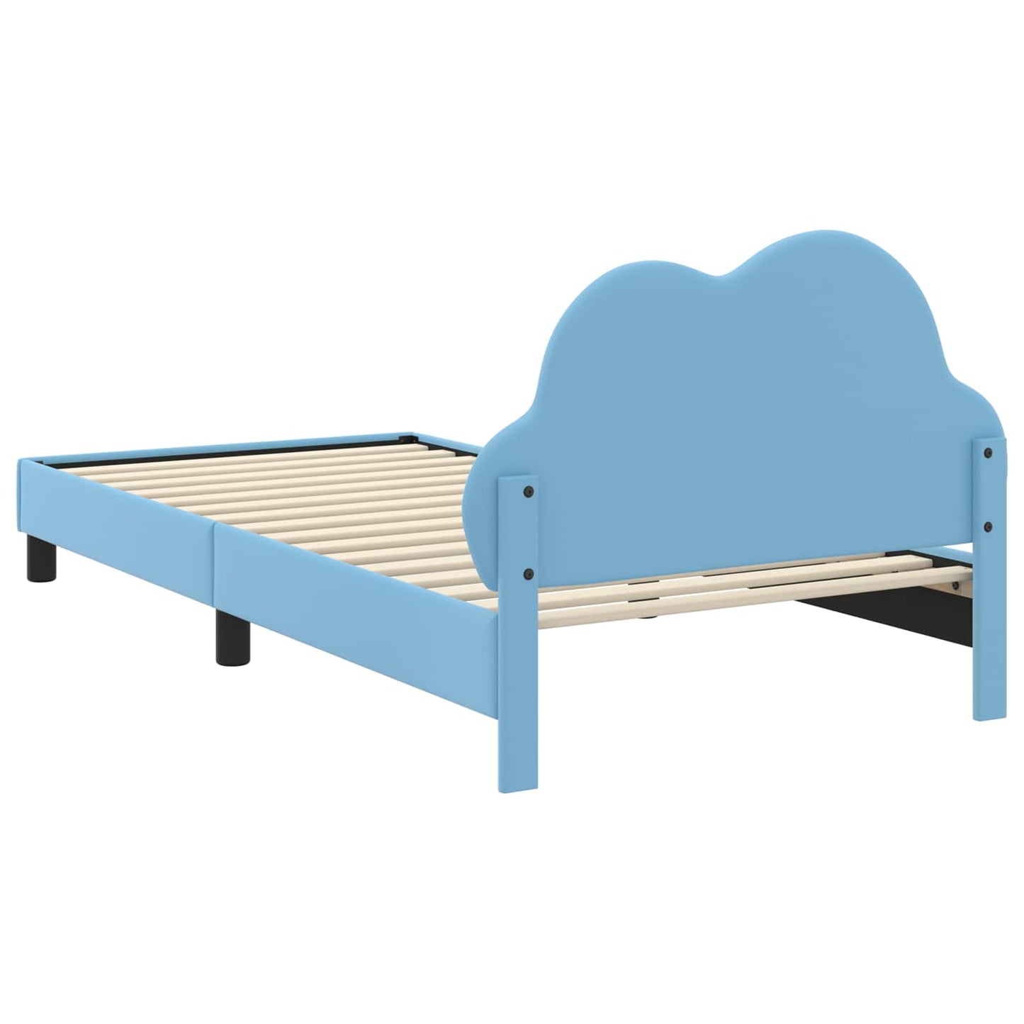 Gyerekágy kerettel Kék 80 x 200 cm PU
