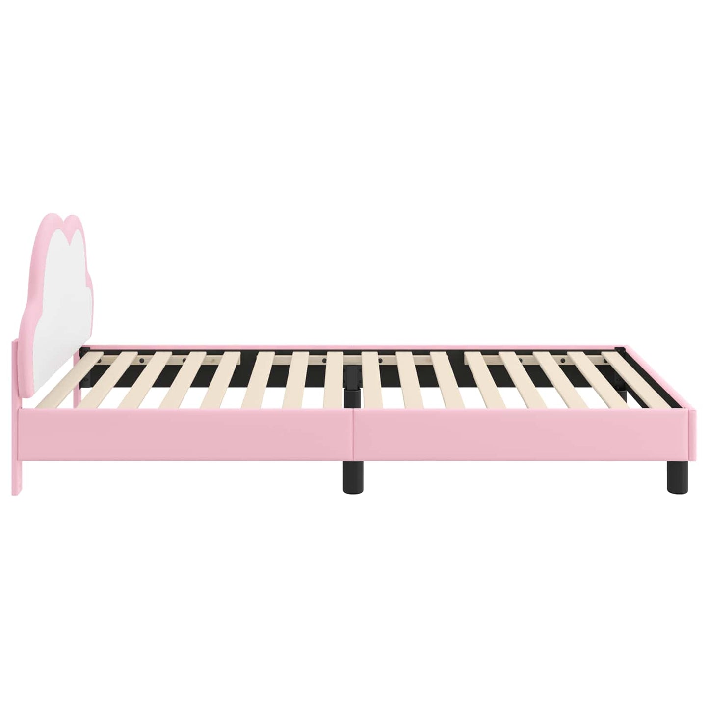 Gyerekágy kerettel Rózsaszín 90 x 190 cm PU