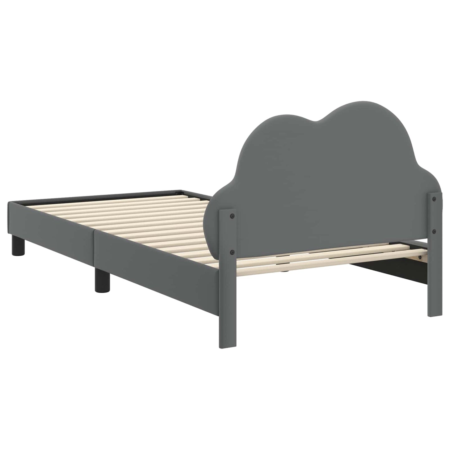 Gyerekágy kerettel Világosszürke 90 x 200 cm PU