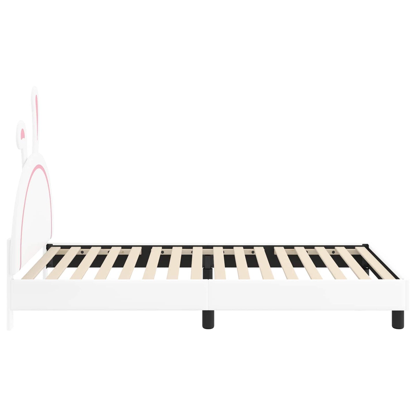 Gyerekágy kerettel Fehér 90 x 190 cm PU