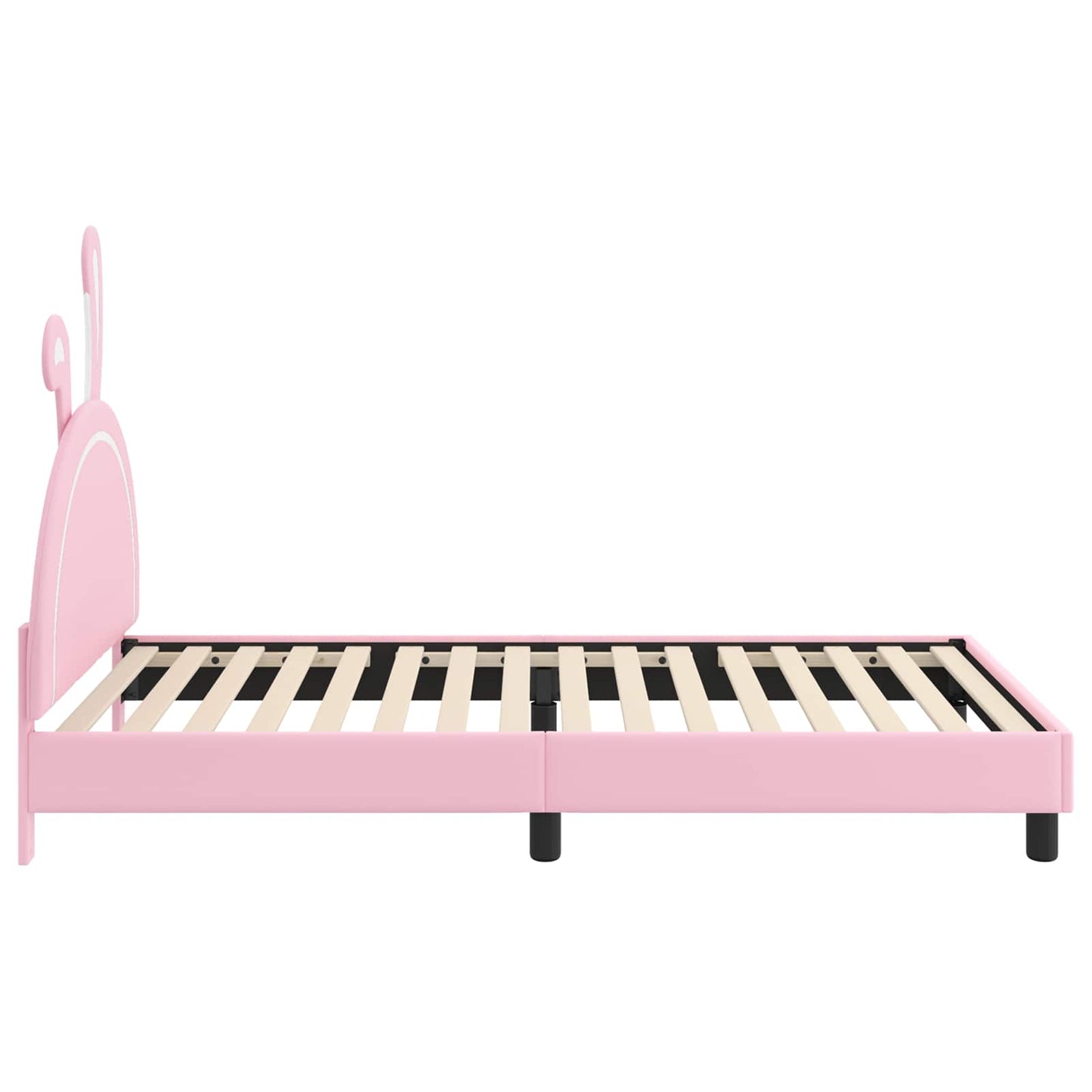 Gyerekágy kerettel Rózsaszín 90 x 190 cm PU