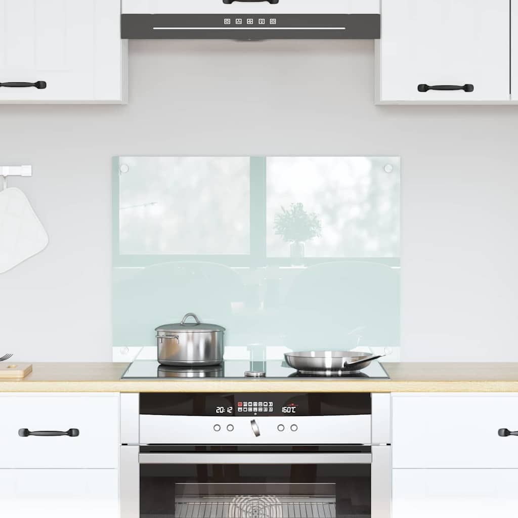 Konyhai hátfal Tej 70 x 50 cm edzett üveg