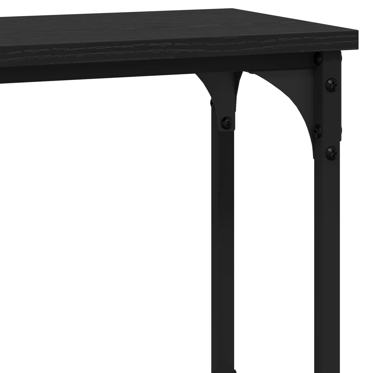 Konzolasztal Musta tammi 100 x 22,5 x 75 cm Szerelt Fa