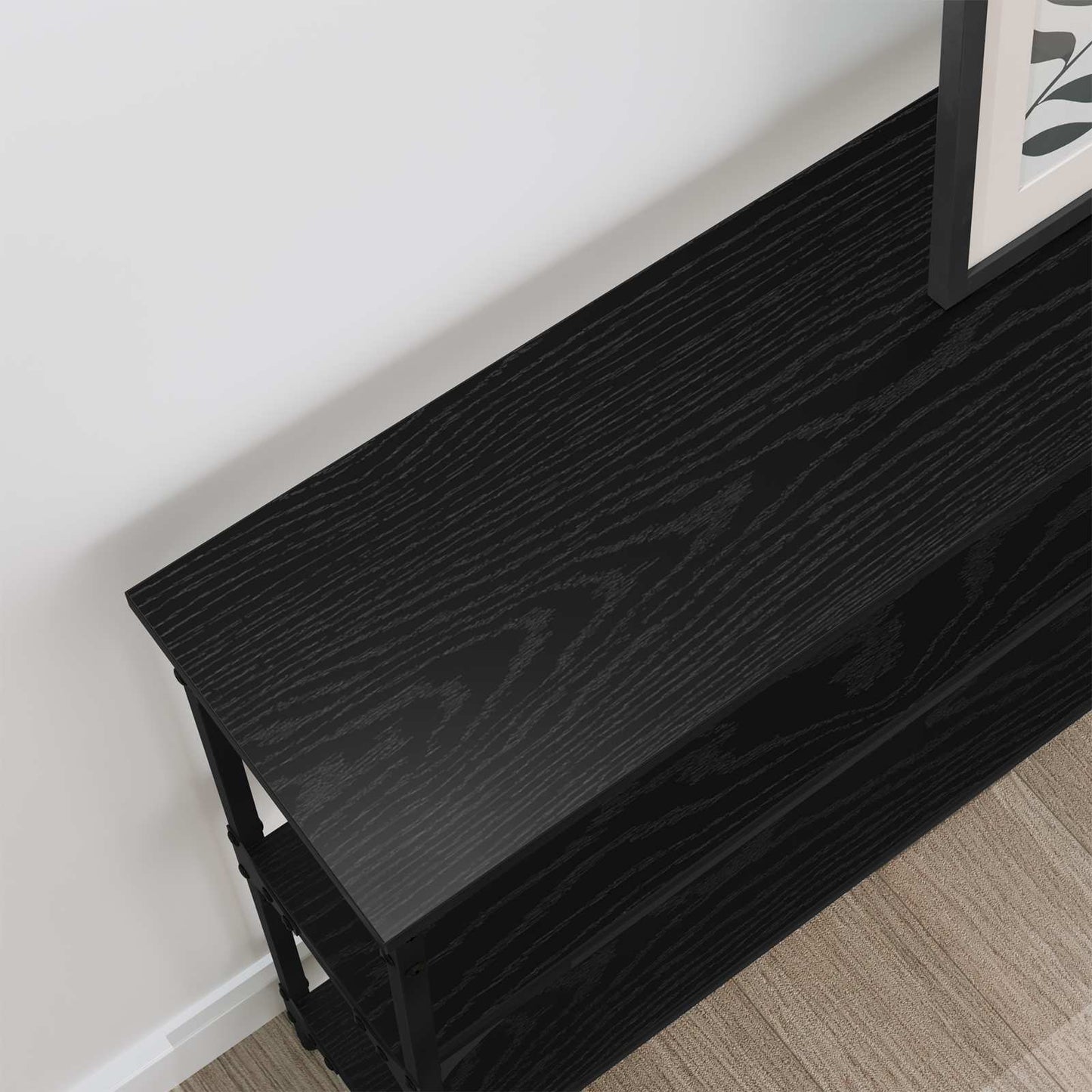 Konzolasztal Musta tammi 100 x 22,5 x 75 cm Szerelt Fa